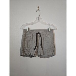 The North Face‎ Gray and White Striped Shorts